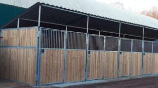 Collapsible stall фото