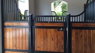 The front part of the stall фото