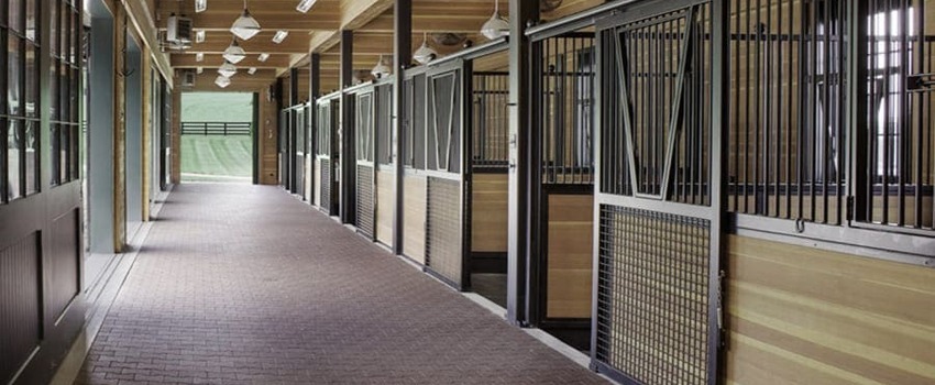 how to choose the size of the stall, given the height of the horse