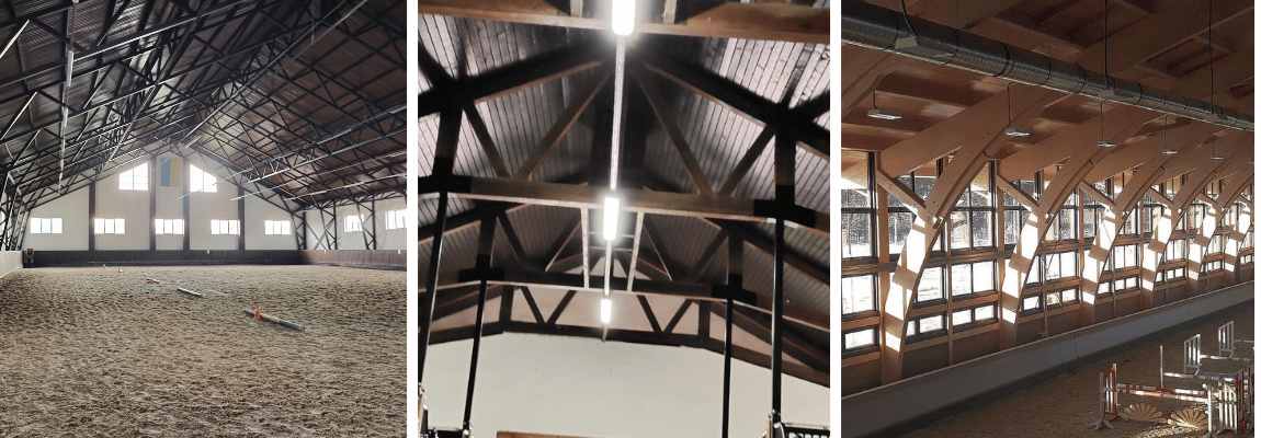 arena for training horses / EQUINE-HOUSE