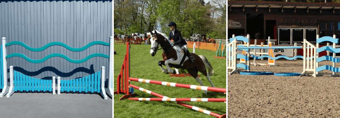 obstacles for training horses from the manufacturer