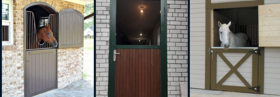 варианты дверей в конюшню от производителя EQUINE-HOUSE